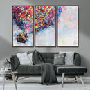 Don't Look Up Movie Canvas Wall Art - Vibrant Floating House