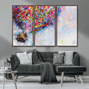 Don't Look Up Movie Canvas Wall Art - Vibrant Floating House