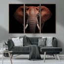 Wild Elephant Wall Art Canvas Print, Africa Savannah Wild by MyGreatCanvas | Canvas Wall Art Prints | Photo Prints & Wall Decor