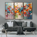 Abstract Butterfly Wall Art Canvas Print
