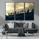 Fellowship Journey Wall Art – Fantasy Adventure Canvas Print by MyGreatCanvas | Canvas Wall Art Prints | Photo Prints & Wall Decor