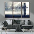 Jesus and the Fading Cross Wall Art Print – Symbol of Faith, by MyGreatCanvas | Canvas Wall Art Prints | Photo Prints & Wall Decor