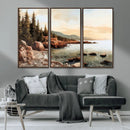 Serene Coastal View of Acadia National Park Wall Art -