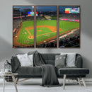 Angel Stadium Aerial Canvas Print – Los Angeles Angels