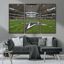 Dallas Cowboys Football Team Print - Arlington AT&T Stadium by MyGreatCanvas | Canvas Wall Art Prints | Photo Prints & Wall Decor