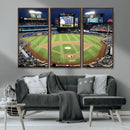 Citi Field Wall Art Print | 3-Panel New York Mets Baseball