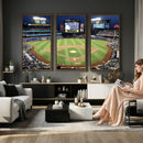 Citi Field Wall Art Print | 3-Panel New York Mets Baseball