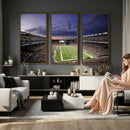 New England Patriots Football Team Print - Foxborough