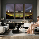 Michigan Wolverines Print - Michigan Stadium Wall Art Canvas