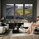 New York Yankees Baseball Team Print - Yankee Stadium Wall