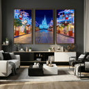 Disney Wall Art | Castle Large Wall Art Disney Magic Kingdom