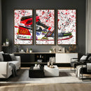 Jordan Shoes Graffiti Wall Art Canvas Print- Jordan Graffiti by MyGreatCanvas | Canvas Wall Art Prints | Photo Prints & Wall Decor