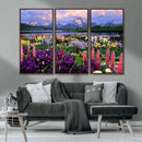 Wildflower Canvas Print – Blooming Floral Meadows with
