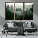 Misty Forest Wall Art – Tranquil Green Woodland Canvas by MyGreatCanvas | Canvas Wall Art Prints | Photo Prints & Wall Decor