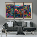Framed Japanese 1986 Wall Art Print, Yayoi Kusama 1986 Wall