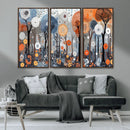 Abstract Winter Landscape Canvas Wall Art Print - Large by MyGreatCanvas | Canvas Wall Art Prints | Photo Prints & Wall Decor