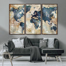 World Map Canvas Print – Framed Wall Art for Couples, by MyGreatCanvas | Canvas Wall Art Prints | Photo Prints & Wall Decor