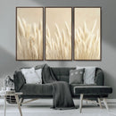 Grass Wall Art Print - Elegant Neutral Decor for Living