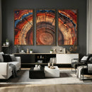 Abstract Tree Ring Art, Colorful Tree Ring Wall Decor, by MyGreatCanvas | Canvas Wall Art Prints | Photo Prints & Wall Decor