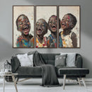 Shai Yossef Print - Joyful Childhood Canvas Wall Art -