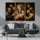 Religious Canvas Wall Art Print - Madonna and Child with by MyGreatCanvas | Canvas Wall Art Prints | Photo Prints & Wall Decor