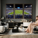 Kroger Field Canvas Wall Art - Kentucky Stadium Wall Art