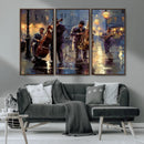 Afro Abstract Jazz Music Wall Art Canvas Print – Colorful by MyGreatCanvas | Canvas Wall Art Prints | Photo Prints & Wall Decor