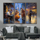 Colorful Jazz Wall Art - African American Music Canvas Print
