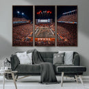 Texas Stadium Night Game Wall Art Canvas Print – Vibrant