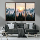 Abstract Forest Wall Art - Serene Nature Canvas Print with by MyGreatCanvas | Canvas Wall Art Prints | Photo Prints & Wall Decor