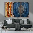 Abstract Tree Rings Wall Art Canvas Print – Modern Wood by MyGreatCanvas | Canvas Wall Art Prints | Photo Prints & Wall Decor