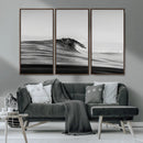 Black Wave Wall Art Canvas Print – Framed Abstract Surf by MyGreatCanvas | Canvas Wall Art Prints | Photo Prints & Wall Decor