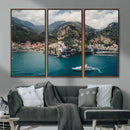 Amalfi Coast Wall Art – Framed Italian Seaside Canvas by MyGreatCanvas | Canvas Wall Art Prints | Photo Prints & Wall Decor