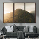 Mountain Wall Art – Framed Sunset Landscape Canvas Artwork, by MyGreatCanvas | Canvas Wall Art Prints | Photo Prints & Wall Decor