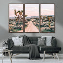 Joshua Tree Wall Art Canvas Print – Framed Desert Road Scene by MyGreatCanvas | Canvas Wall Art Prints | Photo Prints & Wall Decor
