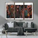 Modern Japanese Wall Art Canvas Print – Framed Abstract
