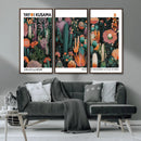 Modern Japanese Wall Art Canvas Print – Framed Abstract