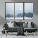 Winter Forest Wall Art Canvas Print – Framed Snowy Landscape by MyGreatCanvas | Canvas Wall Art Prints | Photo Prints & Wall Decor