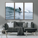Surfer on Wave Wall Art Canvas Print – Framed Ocean by MyGreatCanvas | Canvas Wall Art Prints | Photo Prints & Wall Decor