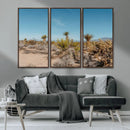 Joshua Tree Wall Art Canvas Print – Framed Desert Landscape