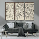 Wild Horse Stampede Wall Art Canvas Print – Monochrome by MyGreatCanvas | Canvas Wall Art Prints | Photo Prints & Wall Decor
