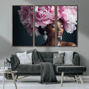 Black Beauty Petal Crown Wall Art Canvas Print – Floral by MyGreatCanvas | Canvas Wall Art Prints | Photo Prints & Wall Decor