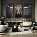 Rustic Bull Wall Art Canvas Print, Longhorn Wall Decor for by MyGreatCanvas | Canvas Wall Art Prints | Photo Prints & Wall Decor