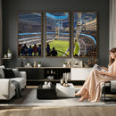 Chicago Dome Stadium Wall Art Canvas Print – Framed Modern