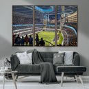 Chicago Dome Stadium Wall Art Canvas Print – Framed Modern