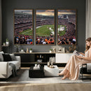 Chicago Bears Soldiers Field Wall Art Canvas Print – Framed