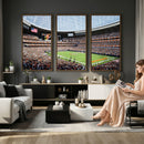 Chicago Bears Soldiers Field Wall Art Canvas Print – Framed