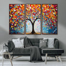 Vibrant Tree of Life Canvas Wall Art – Colorful Abstract by MyGreatCanvas | Canvas Wall Art Prints | Photo Prints & Wall Decor