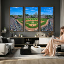 Wrigley Field Baseball Stadium Canvas Wall Art – Packed