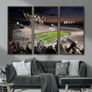 Epic Night Football Stadium Wall Art Canvas Print, Fireworks by MyGreatCanvas | Canvas Wall Art Prints | Photo Prints & Wall Decor